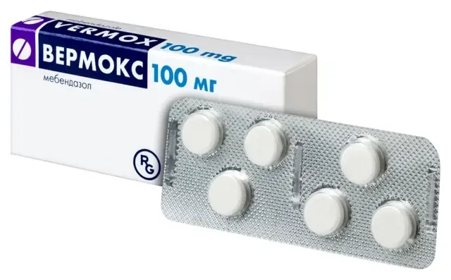 Вермокс 100мг №6