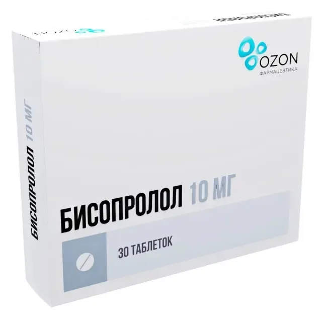 Бисопролол таб. 10мг №10