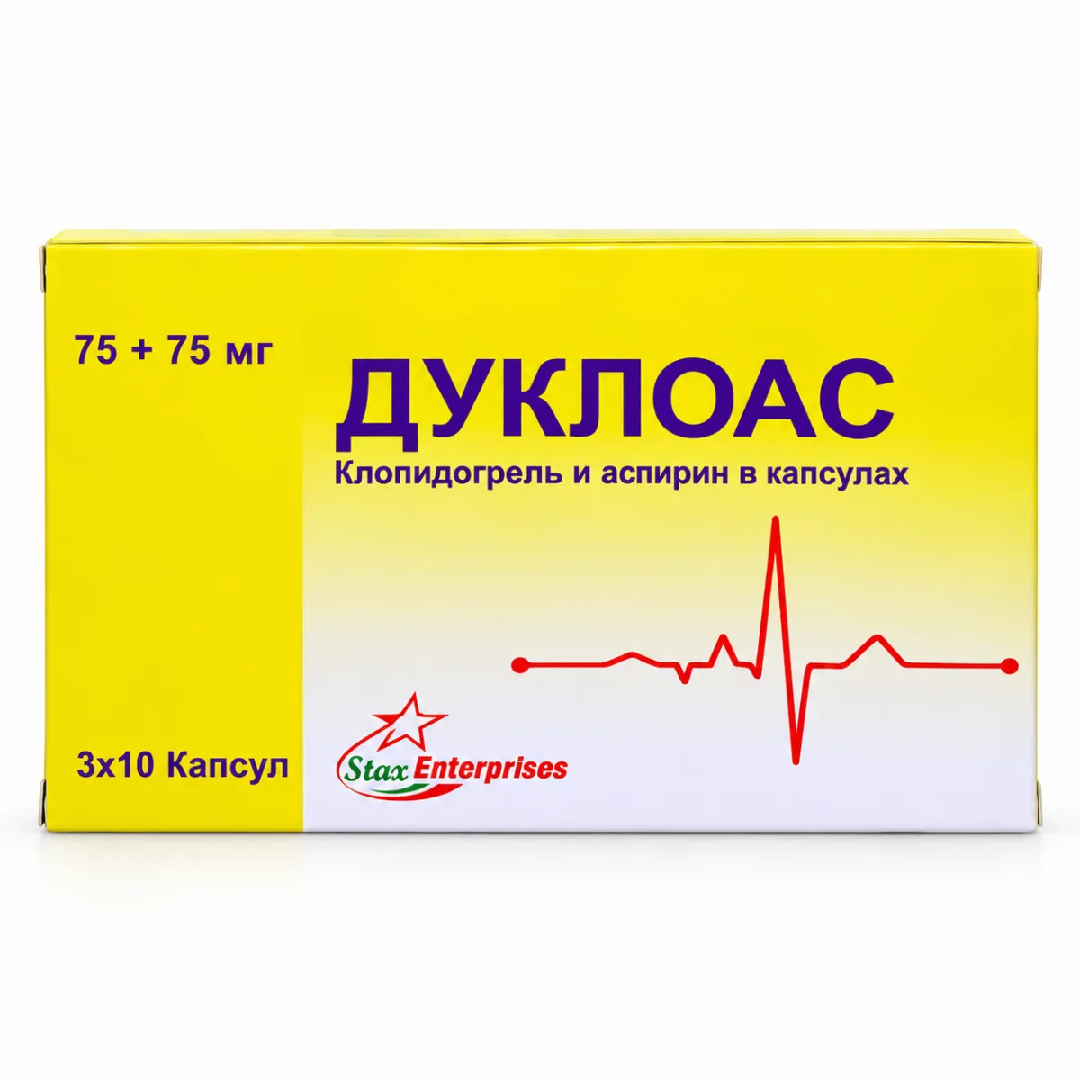 Дуклоас 75мг капсулы 30 штук