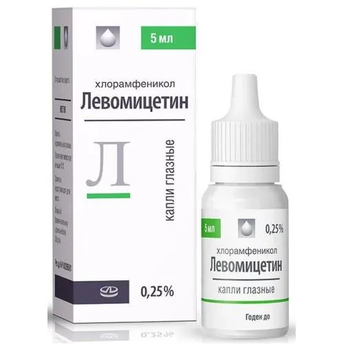 левомицетин 0.25% гл.капл
