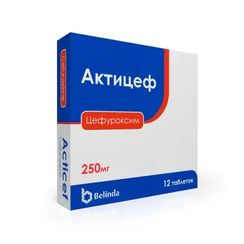 Актицеф таб 250мг №12