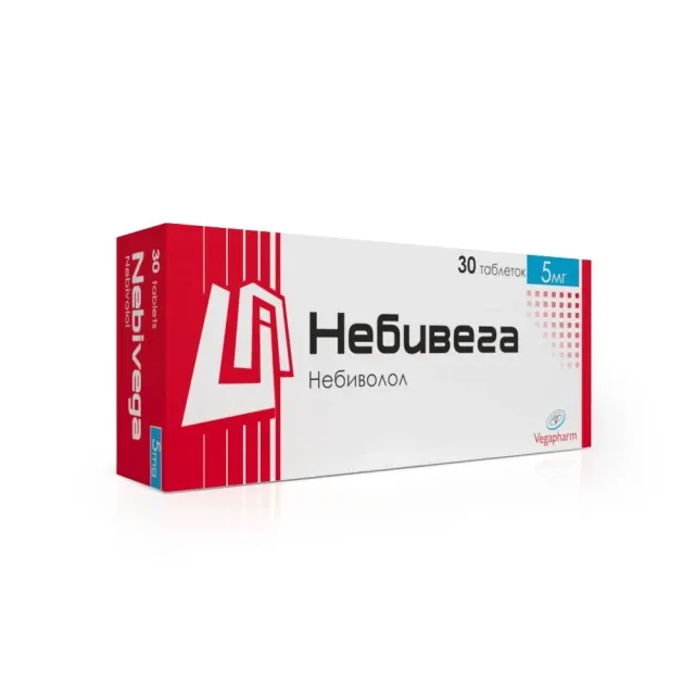 Небивега 5мг таблетки 30 штук