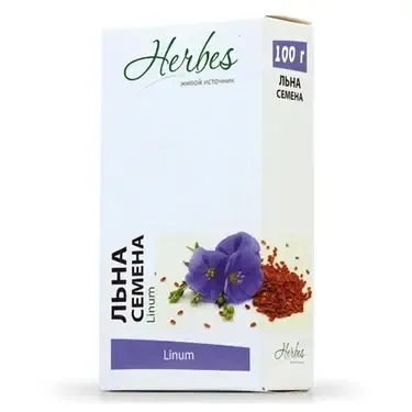 Льна семена 100г трава