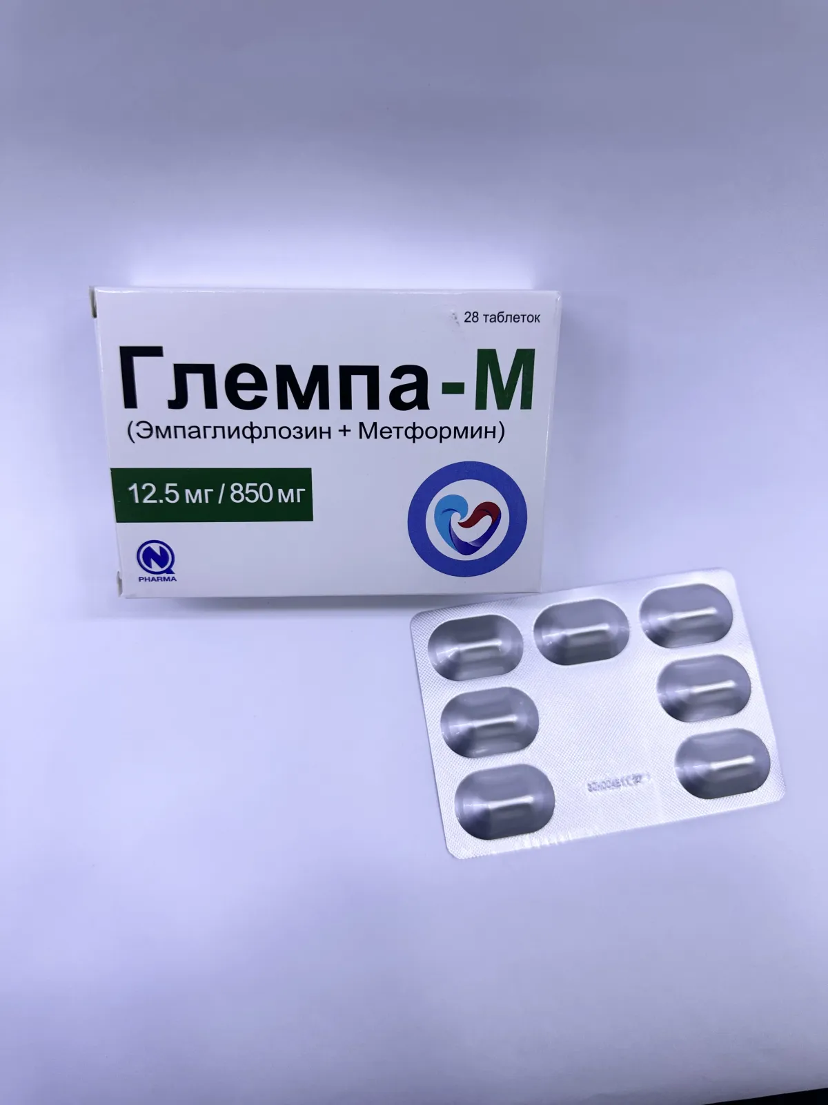 Глемпа-М таб 850мг №28