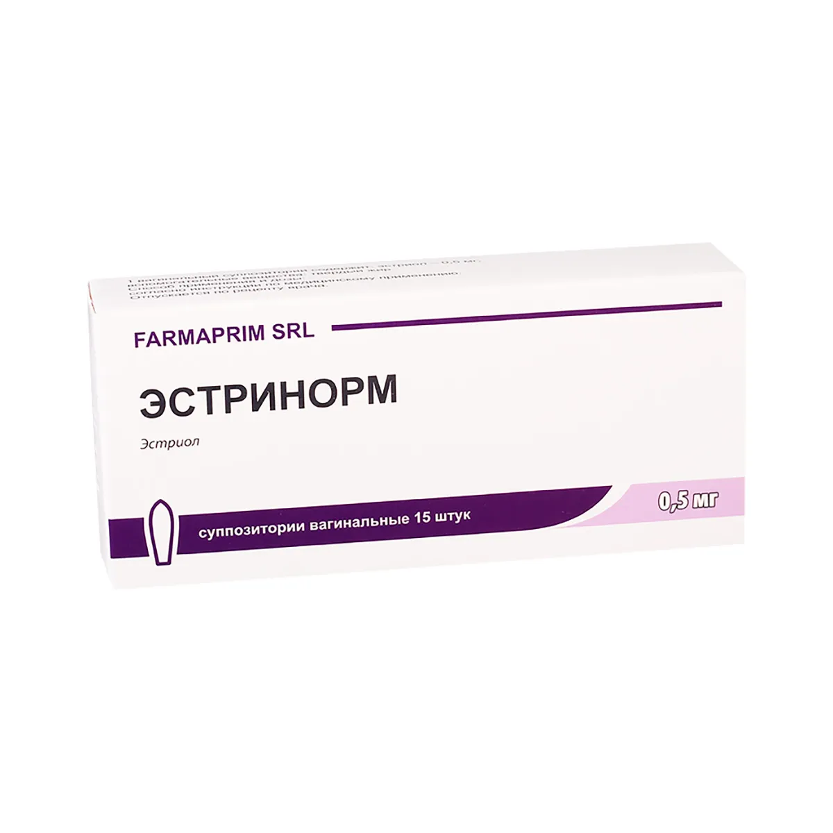 Эстринорм 0.5мг св №15
