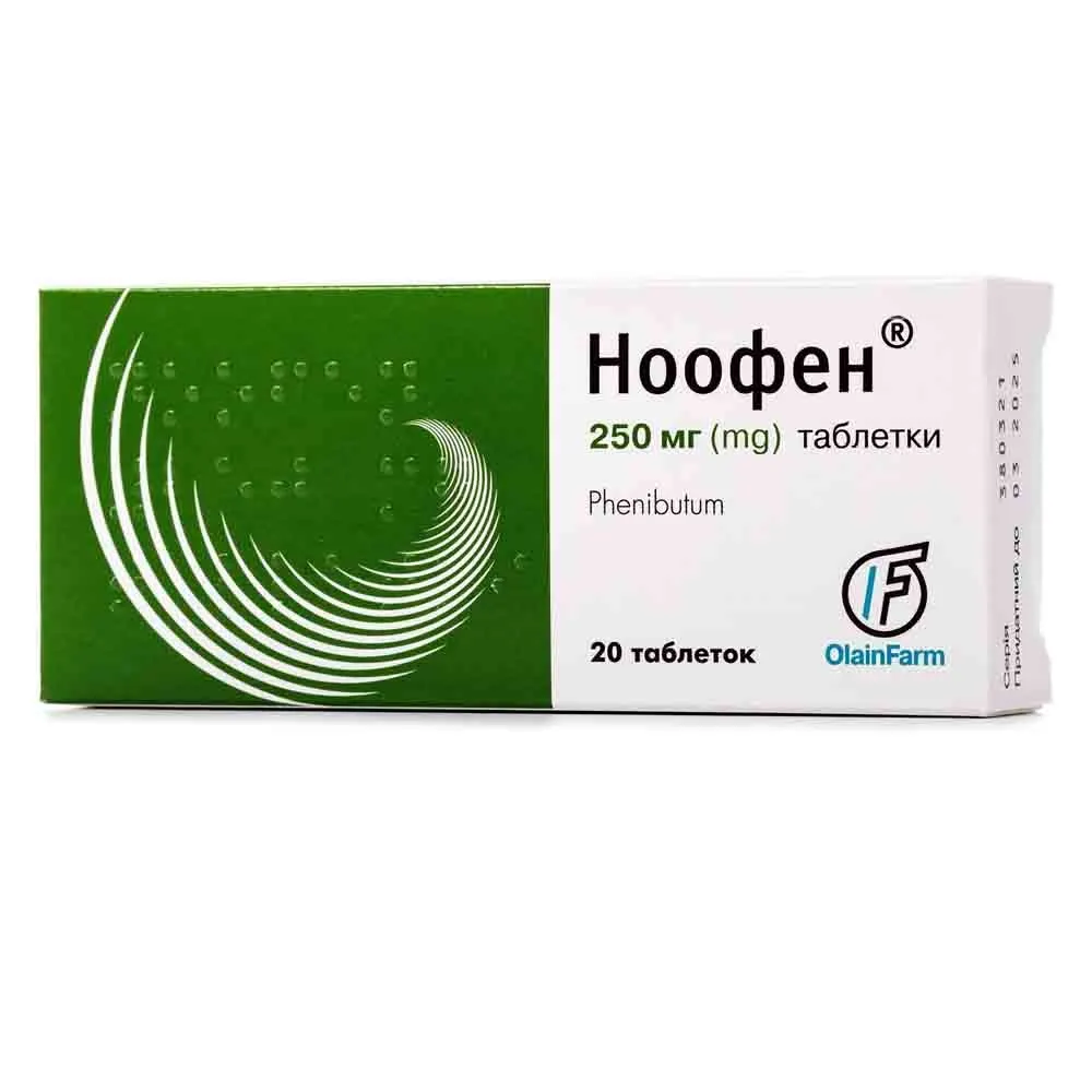Ноофен таб 250мг №10