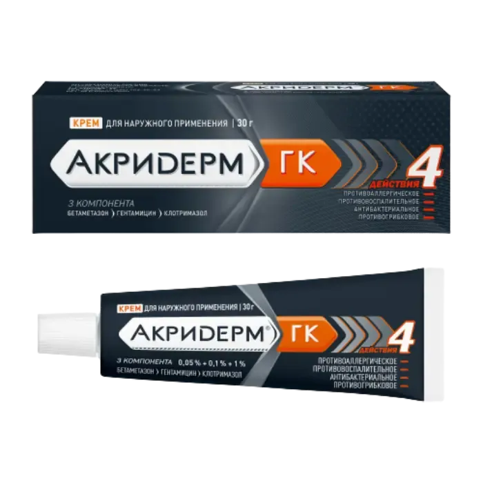 Акридерм ГК крем 15г