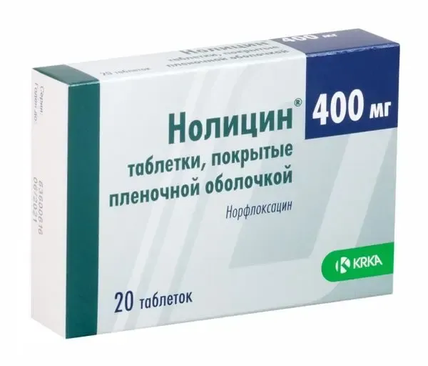Нолицин таб 400мг №10