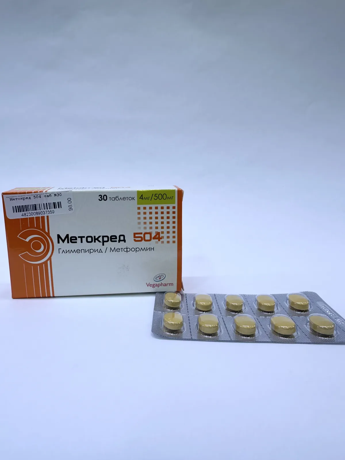 Метокред 504 таб №30