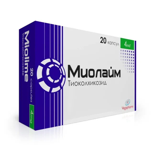 Миолайм капс 4мг №20