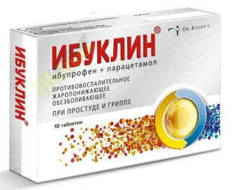 Ибуклин таб 400мг+325мг №10