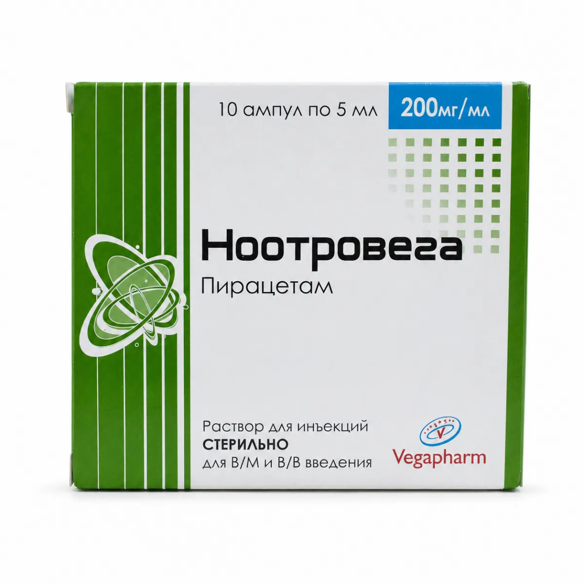 Ноотровега 200мг/мл амп. №1