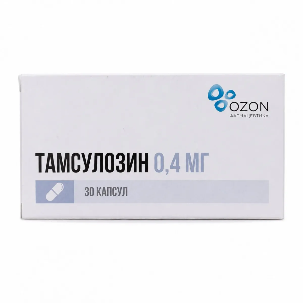 Тамсулозин 0.4мг капсулы 30 штук (Ozon)