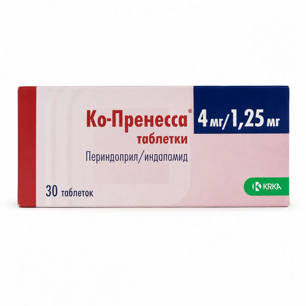 Ко-пренесса 4мг/1,25мг таблетки 30 штук