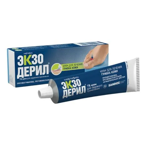 Экзодерил 1% крем 30г